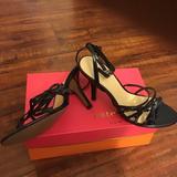 Kate Spade Shoes | Kate Spade, Size 10 Navy Blue Patent Sandals With Ankle Strap | Color: Blue | Size: 10