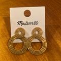 Madewell Jewelry | Madewell Two Circle Earrings | Color: Gold | Size: Os