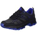 Brütting Unisex Elbrus Cross Country Running Shoe, Black Blue,43 EU