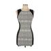 Divided by H&M Casual Dress - Bodycon Crew Neck Sleeveless: Black Color Block Dresses - Women's Size 6