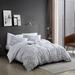 Kenneth Cole Merrion Organic Cotton Grey Comforter Set Polyester/Polyfill/Cotton in Gray | King Comforter + 2 Shams | Wayfair USHSA51165678