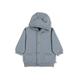 Sterntaler Baby Jungen Strickjacke Baby GOTS Strickjacke Emmi - Strickjacke Baby - Strickjacke mit Öhrchen und Knopfleiste - bleu, 62