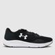 Under Armour charged pursuit 3 trainers in black & white