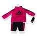 Adidas Matching Sets | Bnwt Adidas Baby Tracksuit, Pink And Black | Color: Black/Pink | Size: Various