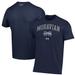 Men's Under Armour Navy Moravian Greyhounds Arch Over Performance T-Shirt