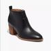 Madewell Shoes | Madewell Leather Bootie | Color: Black/Brown | Size: 8.5