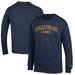 Men's Champion Navy College of New Jersey Lions Long Sleeve T-Shirt