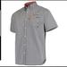 Columbia Shirts | Men's Medium Clemson X Columbia S/S Button Down | Color: Black/White | Size: M