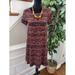 Lularoe Dresses | Lula Roe Women Multicolor Polyester Roundneck Short Sleeve Knee Length Dress Xxs | Color: Tan | Size: Xxs