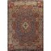 Vintage Traditional Kashmar Persian Area Rug Hand-knotted Wool Carpet - 9'9" x 12'3"