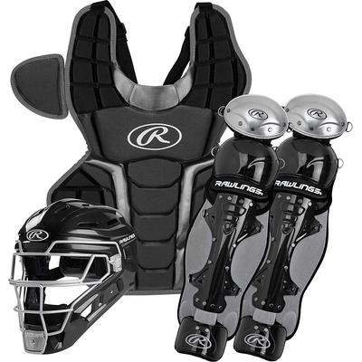 Rawlings Renegade 2.0 Youth Baseball Catcher's Set - Ages under 12 Black/Silver