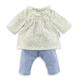 Corolle 9000110710 - Ma Premiere Poupee Hose, Bluse, für alle 30cm Babypuppen, ab 18 Monaten