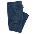 Blair JohnBlairFlex Relaxed-Fit 7-Pocket Cargo Pants - Denim - 30