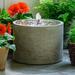 August Grove® Evita Concrete Fountain | 11.25 H x 13.5 W x 13.5 D in | Wayfair E4E9CF89E7364DDBB29BEE1EBFB72868