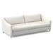 Bernhardt Monterey Patio Sofa w/ Cushions Metal/Rust - Resistant Metal in Pink/Gray/White | 32.5 H x 90 W x 42 D in | Wayfair O4817_6048-000