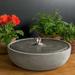 Campania International Concrete Ripple Fountain | 5.5 H x 14.25 W x 14.25 D in | Wayfair FT-373-NN