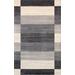 "Pasargad Home Gramercy Collection Hand-Loomed Silk & Wool Charcoal Area Rug- 8' 9"" X 11' 9"" - Pasargad Home ar-05 9x12"