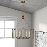 Rosdorf Park Parmer 6-Light Mid Century Drum Chandelier Metal | Wayfair A5EFFA3411164D8F90CCD8CDABD8FD78