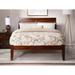 Harriet Bee Salem Solid Wood Sleigh Platform Bed Wood in Brown | 44.25 H x 41.6 W x 81.1 D in | Wayfair 57F19940FD9B4F7E97D3C099D1640A90