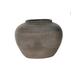 Artissance 8"W Small Charcoal/Gray Ceramic Indoor Outdoor Vintage Pottery Jar, Home and Garden Decor (Size & Finish Vary)