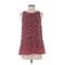MICHAEL Michael Kors Sleeveless Blouse: Red Print Tops - Womens Size X-Small