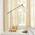 Desta Rattan Task Lamp - Natural/Brass - Ballard Designs - Ballard Designs