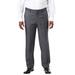 Men's Big & Tall KS Signature Easy Movement® Plain Front Expandable Suit Separate Dress Pants by KS Signature in Grey (Size 64 40)