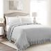 Red Barrel Studio® Reyna Soft Ruffle Blanket in Gray | 88 W in | Wayfair 9CBABF12B6E944E49636E9CB34AA1205