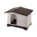 Midwest Homes For Pets Ferplast Outdoor Kennel, Dog House, Dogvilla Plastic House in Gray | 20.87 H x 23.23 W x 28.75 D in | Wayfair 87253099