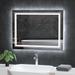 Large Rectangular Anti-Fog Backlit LED Bathroom Vanity Mirror Dimmable - 20" x 28"