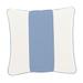 Colorblock Sunbrella Outdoor Pillow Cover - Cornflower/White , 20" x 20" - Ballard Designs Cornflower/White 20" x 20" - Ballard Designs