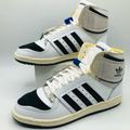Adidas Shoes | Adidas Originals Mens Top Ten De Hi Sneakers Shoes White/Black Q46255 Logo W/Box | Color: Black/White | Size: Various