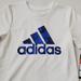 Adidas Shirts & Tops | Adidas Tee | Color: Blue/White | Size: 5b