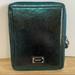 Nine West Accessories | Nine West Emerald Green Metallic Snakeskin Zip Ipad Cover | Color: Green/Silver | Size: Os