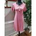 Lularoe Dresses | Lularoe Womens Solid Pink Polyester Round Neck Short Sleeve Knee Length Dress Xs | Color: Pink | Size: Xs