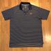 Adidas Shirts | Adidas Golf Climalite White Blue Golf Club Striped Polo Men's Shirt -Size M | Color: Blue/White | Size: M