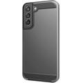 Black Rock - Hülle Air Robust Case Passend für Samsung Galaxy S22 Plus 5G I Handyhülle, Transparent, Durchsichtig, Dünn (Schwarz)