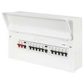 CIRCPRO MK Sentry Y8666sMET 10 Way Flexible Dual 100A RCD Metal Clad Consumer Unit with 10 x MCBs