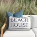 Wade Logan® Acil Beach House Outdoor Rectangular Pillow Cover & Insert Polyester/Polyfill blend | 14 H x 20 W x 1.5 D in | Wayfair