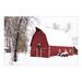 The Holiday Aisle® Ariale 3 Piece Winter Barn Backdrop Banner Set | Wayfair E997F4DF45FF41ADA2097391558A990B