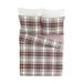 Gracie Oaks Ikenna Standard Cotton Reversible 3 Piece Quilt Set Cotton in Red | King Quilt + 2 Standard Shams | Wayfair