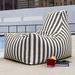 Breakwater Bay Juniper Outdoor Bean Bag Patio Chair Polyester | 28 H x 30 W x 36 D in | Wayfair 09AACE2B99D241B2A74ADBFA99883F4C