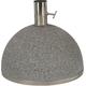 Pied de parasol granit 31,5kg gris foncé