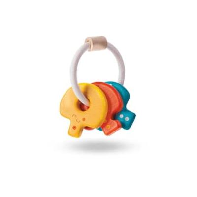 Plan Toys - Baby Key Rattle - Bright