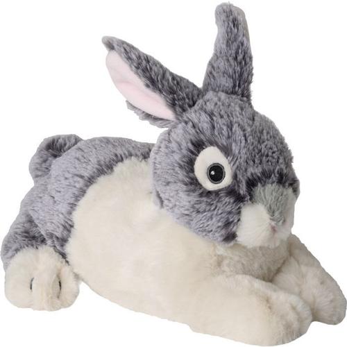 Wärmestofftier Kaninchen Mit Hirse/Lavendel In Grau/Creme