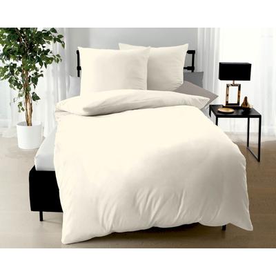 Kaeppel Mako-Satin Bettwäsche Uni 3000/666 champagner 155x220 cm / 80x80 cm Image