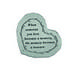 When Someone Becomes a Memory Heart Garden Memorial Accent Stone by Kay Berry in Grey