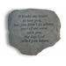 It Broke My Heart To Lose You Garden Memorial Accent Stone by Kay Berry in Grey