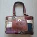 Coach Bags | Coach Signature Patchwork Tote Purse Limited Edition Gallery Brown Leather | Color: Brown/Red | Size: Os