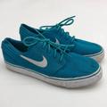Nike Shoes | Nike Stefan Janoski Blue Canvas Skateboarding Shoes Men’s Size 7 | Color: Blue | Size: 7
